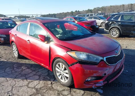 2014 Kia Forte Ex z USA, uszkodzony, nr VIN KNAFX4A86E5115419